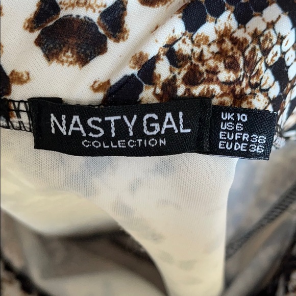 Nasty Gal Snake Skin Mini Skirt - Picture 2 of 3